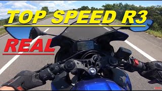 TESTANDO O DESEMPENHO DA R3 TOP SPEED YAMAHA R3 2024 NA VELOCIDADE MAXIMA ORIGINAL [upl. by Aihsatal]