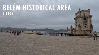 Lisbon Around Belém Historical Area 4K [upl. by Ailin]