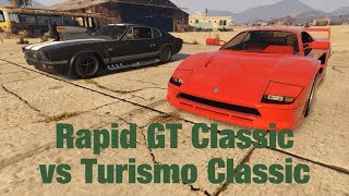 RAPID GT CLASSIC VS TURISMO CLASSIC  GTA 5 ONLINE [upl. by Ielak]