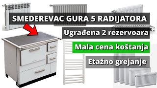 NaJJači Smederevac šporet gura radijatore  Centralno grejenja uradi sam [upl. by Ennovad]