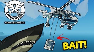 We Tried to Capture the Megalodon Using OB as Bait  Stormworks Multiplayer  Megalodon Survival [upl. by Leeland]