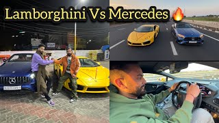 Finally Lambo Aur Mercedes Ki Drag Race Ho Gayi😍 [upl. by Tu]