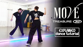 TREASURE  MOVE T5 Dance Tutorial  EXPLAINED  Mirrored [upl. by Recha]