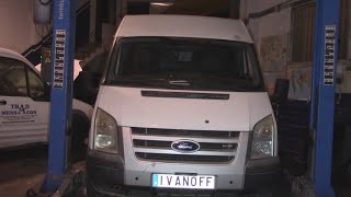 Ford Transit 2010 22DCI Замена стартера [upl. by Maher876]