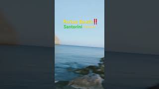 PERISSA BEACH Santorini LStravel beachparadise naturelovers beachlover [upl. by Tirreg]