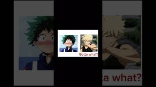 Bakudeku  Will they kiss 😏 edit mha anime fypシ deku bakugo bakudeku [upl. by Chadwick]