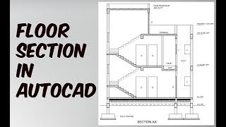 floor section in autocad fast and easy [upl. by Charry779]