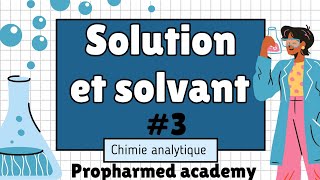 Vd03Chimie analytique normalité et activité [upl. by Harwill]