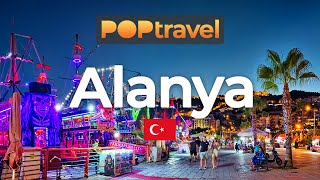 ALANYA Turkey  Evening Tour  4K 60fps UHD [upl. by Ahgiela]