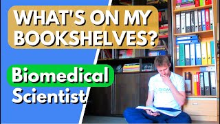 Whats on a Biomedical Scientists BOOKSHELVES  Pt1  Biomedical  Biomeducated [upl. by Koerlin]