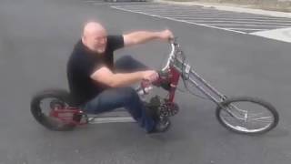 modified occ chopper bicycle with motor 2017 03 22 [upl. by Siddon]