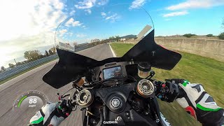 Canepa Onboard in Magione with R1 World Superbike  1089 [upl. by Yleik777]