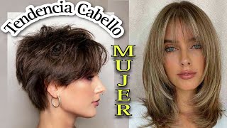 💯 Tendencias Cabello 202324 💇‍♀️ CORTES y ESTILOS de PELO para MUJERES de toda edad [upl. by Aura]