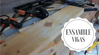 Ensamble de vigas de madera  Scarf Joint [upl. by Daniels19]