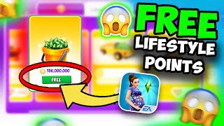 How To Get LIFESTYLE POINTS For FREE in The Sims Freeplay New Glitch [upl. by Ahsinev74]