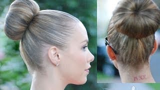 EASIEST SOCK BUN Best Method For Layers too [upl. by Narik32]