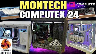 Computex 2024 MONTECH Cases Coolers PSUs and keyboards [upl. by Venetia]