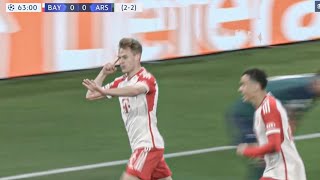 Joshua Kimmich Goal vs Arsenal  Bayern Munich vs Arsenal [upl. by Lewap845]