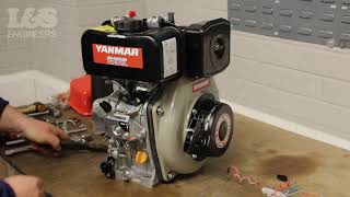 How to Change the Oil and Gauze Filter on a Yanmar L48N Engine  LampS Engineers [upl. by Niriam]