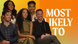 The KAOS cast Talk Greek Mythology and Play Most Likely To  Cosmopolitan UK [upl. by Martella149]