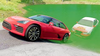 Mobil vs Deep Water 16  BeamNG Drive [upl. by Yennek]