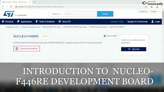 INTRODUCTION TO NUCLEO  F446RE DEVELOPMENT BOARD PART 3 [upl. by Ecydnak]