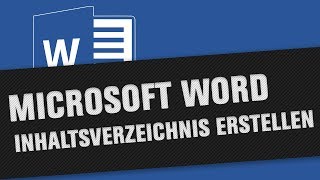 Automatisches Inhaltsverzeichnis in Word erstellen  Tutorial [upl. by Initsed276]