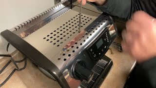 Removing the preinfusion chamber on a La Spaziale Dream T [upl. by Whiteley]