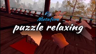 Metafore puzzle relaxing  VR game  Quest 3 [upl. by Foscalina]