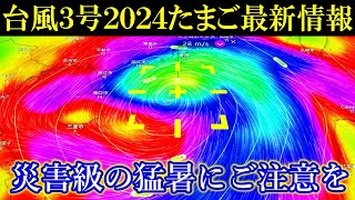 台風3号amp4号2024年たまご熱帯低気圧に関する7月10日の最新情報 [upl. by Awjan]