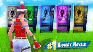 The VENDING MACHINE ONLY Challenge in Fortnite [upl. by Admana598]