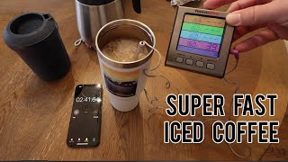 How to make instant Iced Coffee Full review of the HyperChiller [upl. by Enelia]