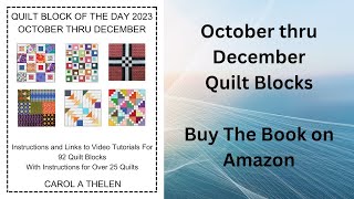 📖 📐📏Block of the Day 2023 October Thru December Book 4 [upl. by Geoffrey]