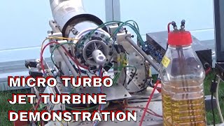 DuBEnG JET ENGINE DEMONSTRATION DIY Gas Turbine Builders Association Midlands Model Engineering [upl. by Okomom]