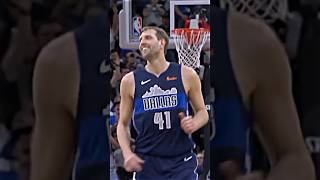 Dirk Nowitzki Last game of his Career 🙏🥰 shorts [upl. by Ilellan963]