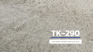 TK290 and Color Shield Siloxane Dye  Invisible Protection for Concrete [upl. by Pauly]