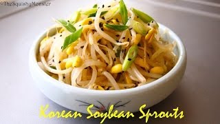 Korean Soybean Sprouts Side Dish Recipe 콩나물무침 [upl. by Tegdirb395]