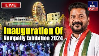 🔴LIVE Nampally Numaish Exhibition Opening  CM Revanth Reddy  Numaish 2024  IND Today [upl. by Minsk565]