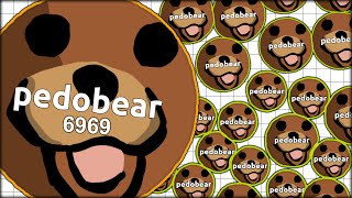 FUNNY TROLLING AND SPAWN CAMPING PEOPLE IN AGARIO AS PEDOBEAR MOST ADDICTIVE GAME  AGARIO 35 [upl. by Rednirah]