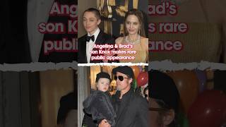 Angelina Jolie and Brad Pitt’s son Knox makes rare public appearance at Governor Awards [upl. by Elatsyrk]