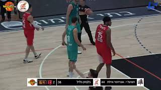 Hapoel GalilGilboa Highlights vs Hapoel Eilat [upl. by Norted]