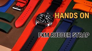 Product Showcase Video FKM Rubber Strap By Nomad Watch Works [upl. by Grimona]