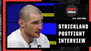 Sean Strickland ‘let the pressure’ get to him vs Jack Hermansson at UFCVegas47  UFC Post Show [upl. by Craw170]