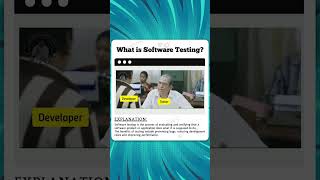 What is Software Testing   shorts [upl. by Olfe699]