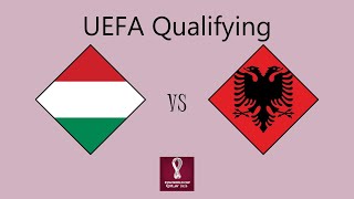 Hungary vs Albania  European Qualifying Group G [upl. by Nottap702]