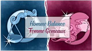 Homme Balance ♎ Femme Gémeaux ♊  Compatibilité Amoureuse [upl. by Dasie]