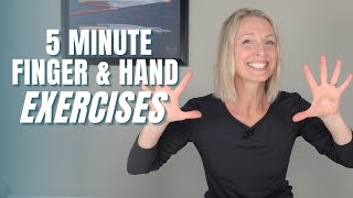 5 Minute Finger and Hand Stiffness Exercise Routine for Both Hands No Equipment Required [upl. by Divadnoj487]