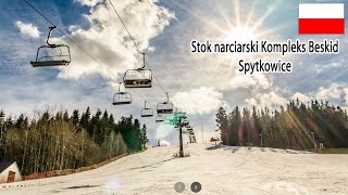 Zjazd na Stoku narciarskim Kompleks Beskid Spytkowice [upl. by Ainad]