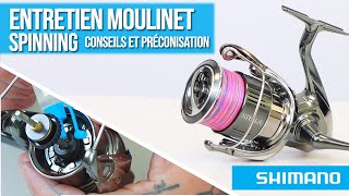 ENTRETIEN MOULINET SPINNING  Conseils et préconisations [upl. by Orji]