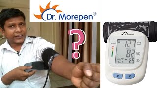 How to use Dr Morepen BP 09 Digital Blood Pressure Monitor [upl. by Eimme947]